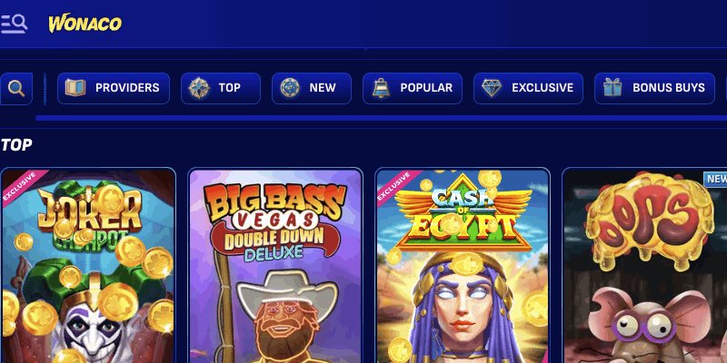Wonaco Deutschland: Erfassung Ihrer Freispiele und Casino Slots für mobile